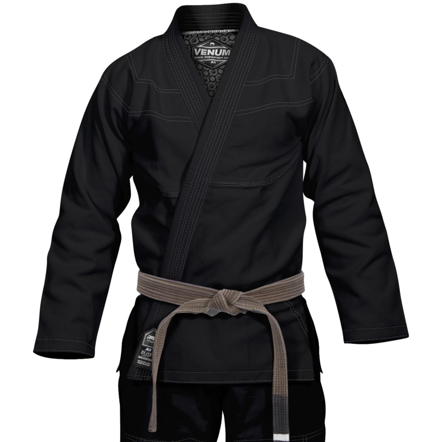 venum elite classic bjj gi - musta
