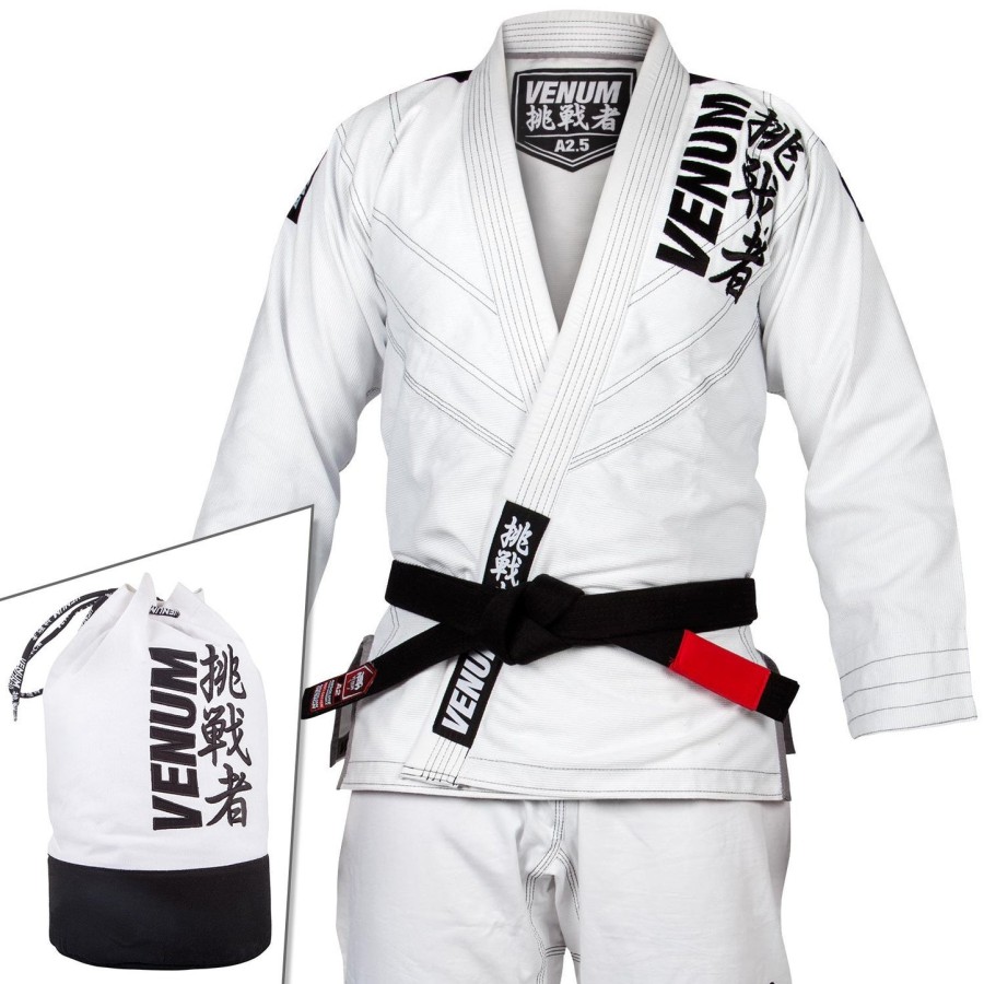 venum challenger 4.0 bjj gi - laukun mukana - valkoinen