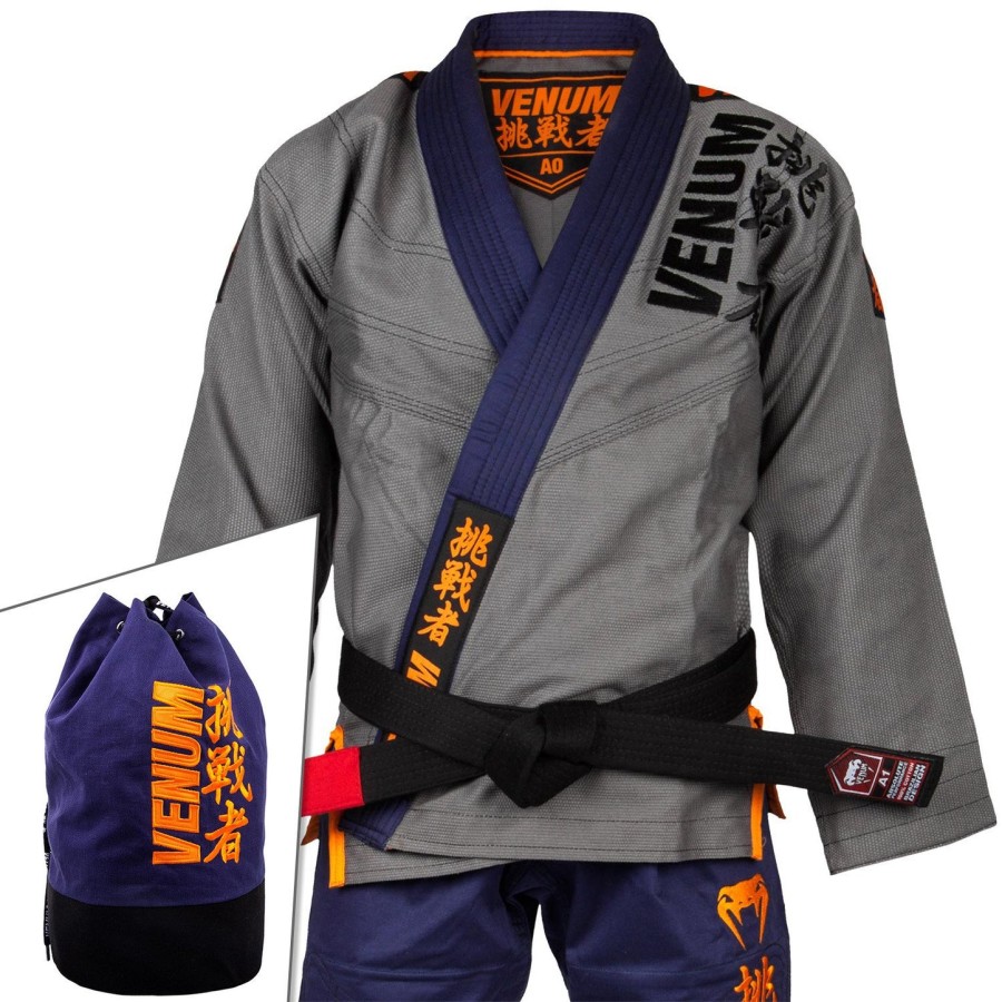 venum challenger 4.0 bjj gi - laukku sisältyy - tummansininen