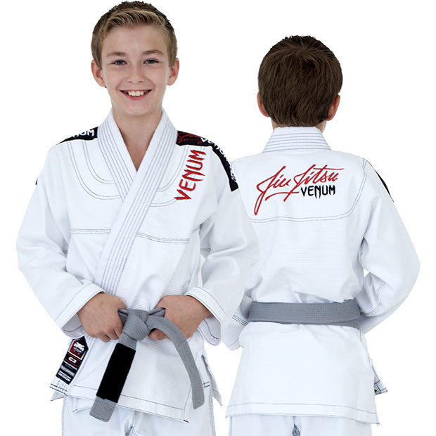 venum challenger 2.0 kids bjj gi - valkoinen