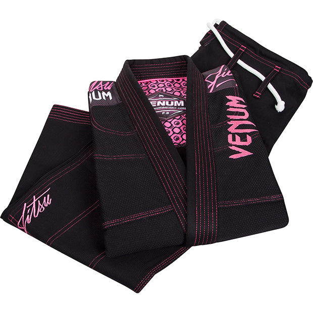 venum challenger 2.0 naisten bjj gi - musta