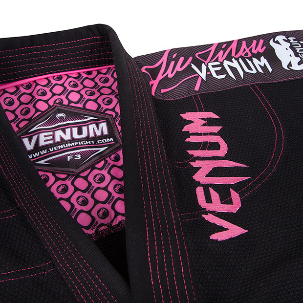 venum challenger 2.0 naisten bjj gi - musta