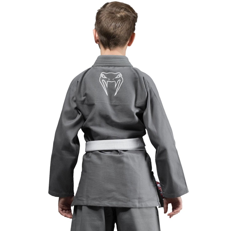venum contender kids bjj gi valkoinen vyö sisältyy hintaan - harmaa