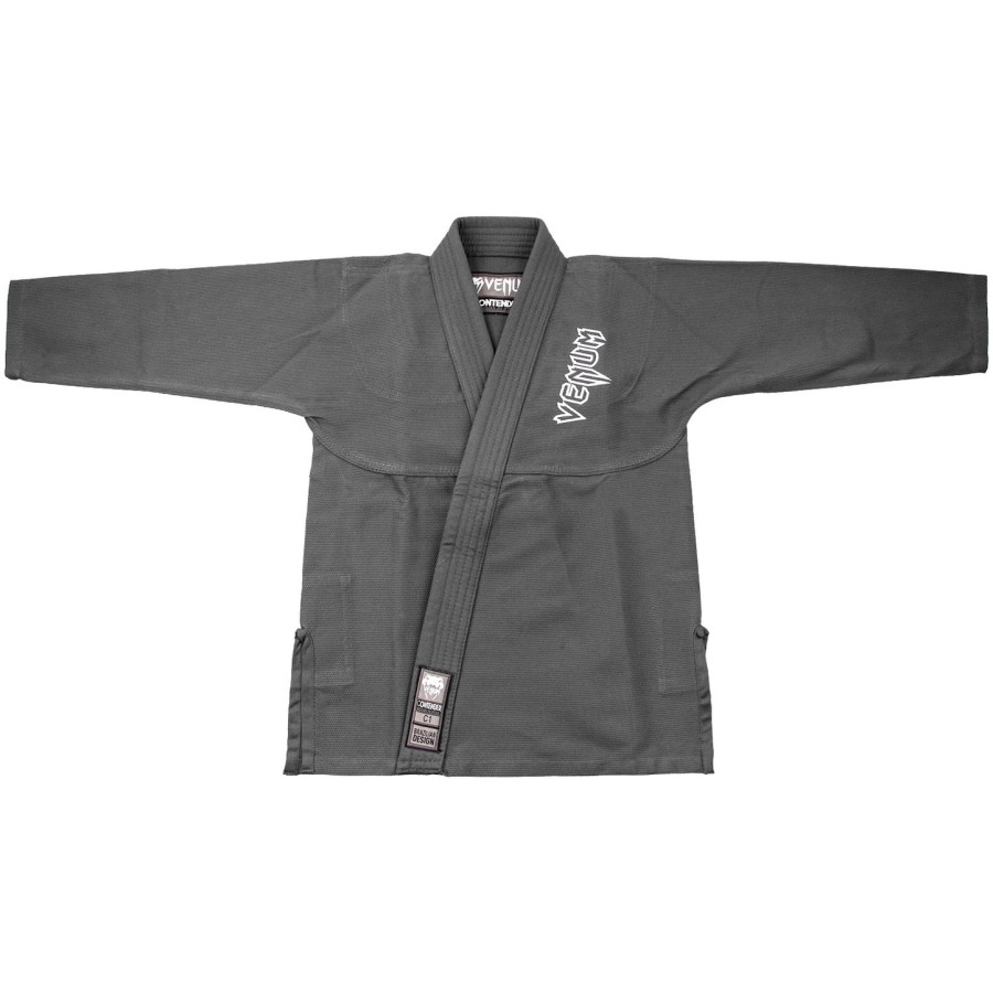 venum contender kids bjj gi valkoinen vyö sisältyy hintaan - harmaa