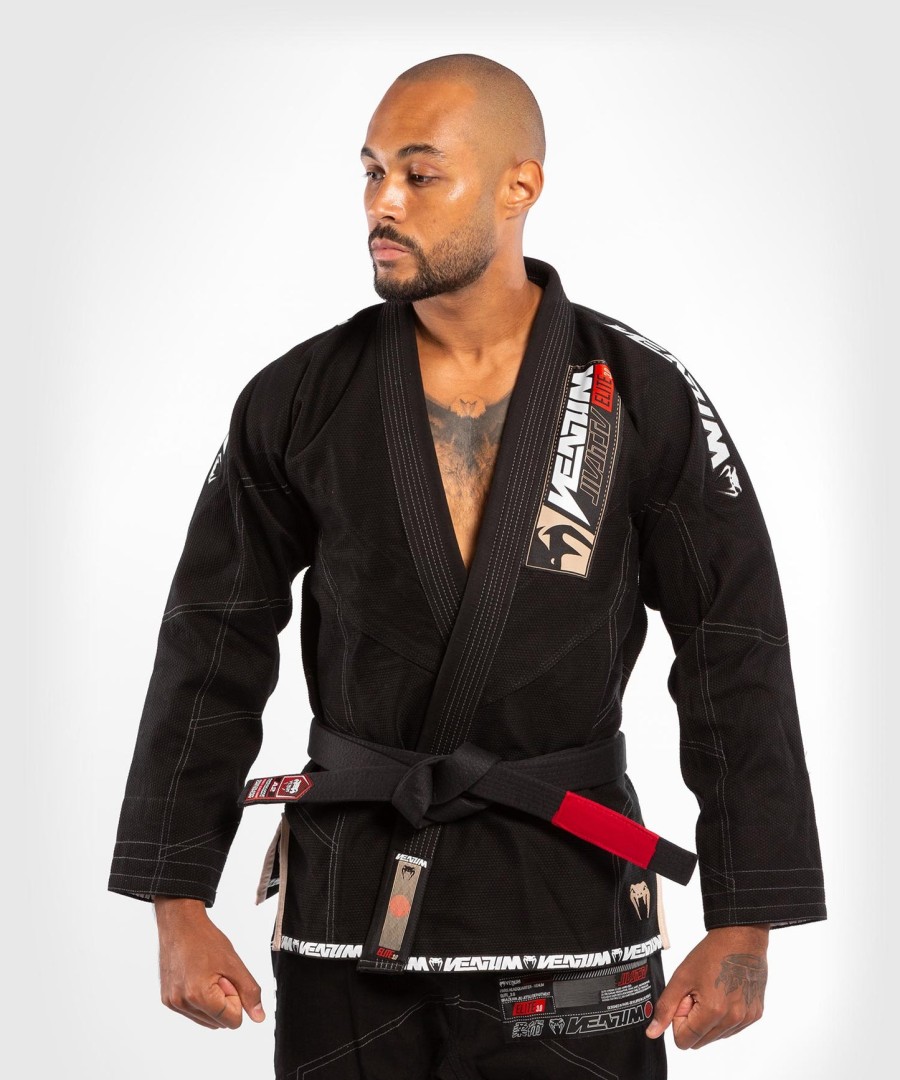 venum elite 3.0 bjj gi - musta