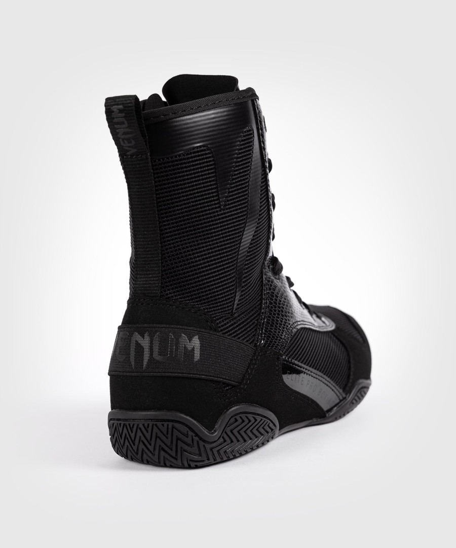 venum elite nyrkkeilykengät - musta
