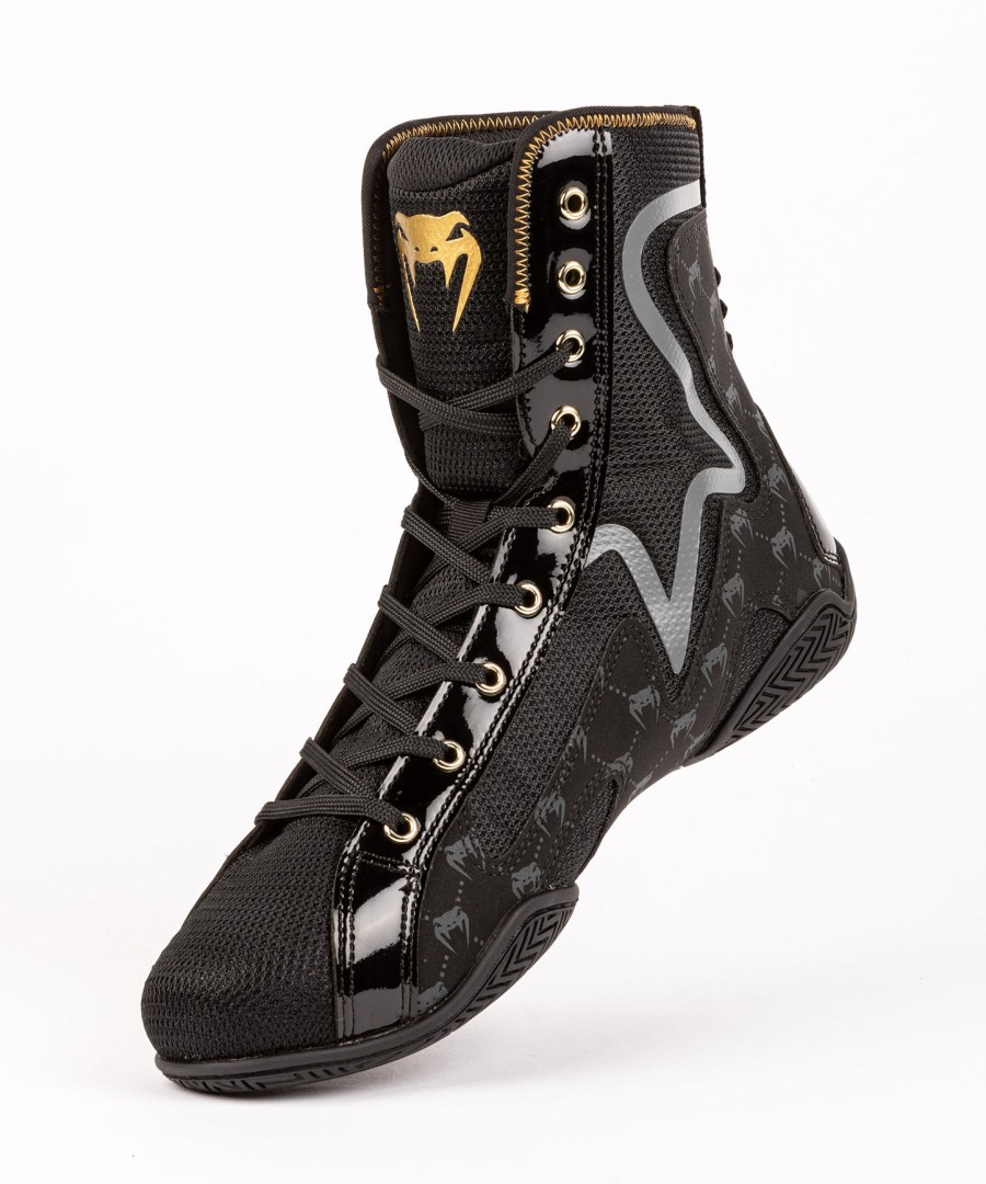 venum elite evo monogram -nyrkkeilykengät – mustat