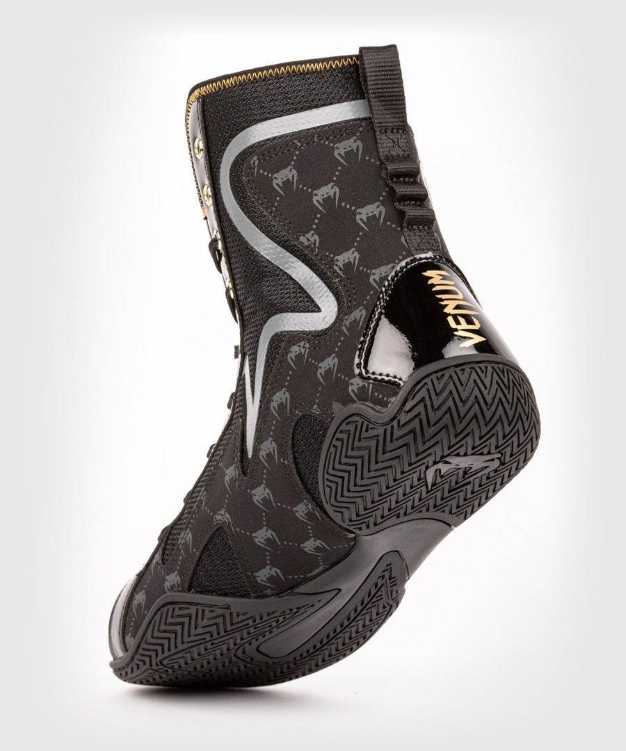 venum elite evo monogram -nyrkkeilykengät – mustat