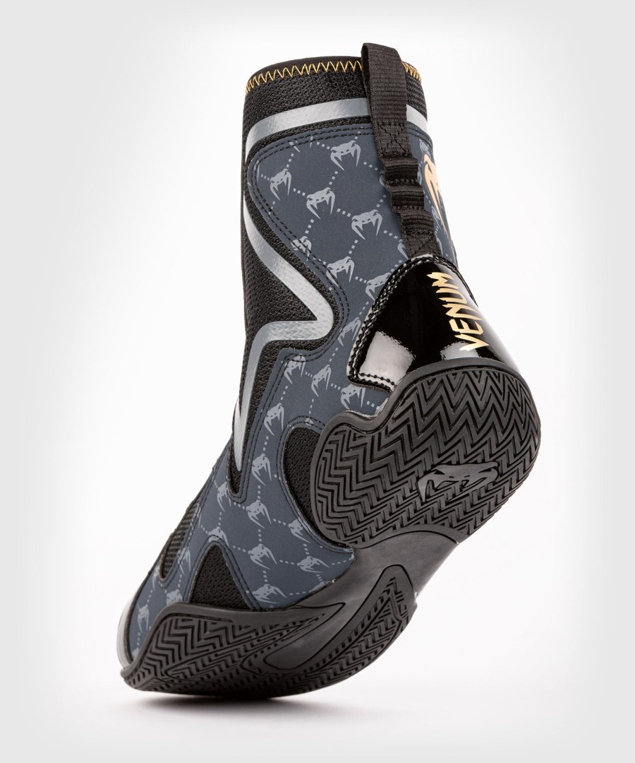 venum elite evo monogram nyrkkeilykengät – mustatummansininen
