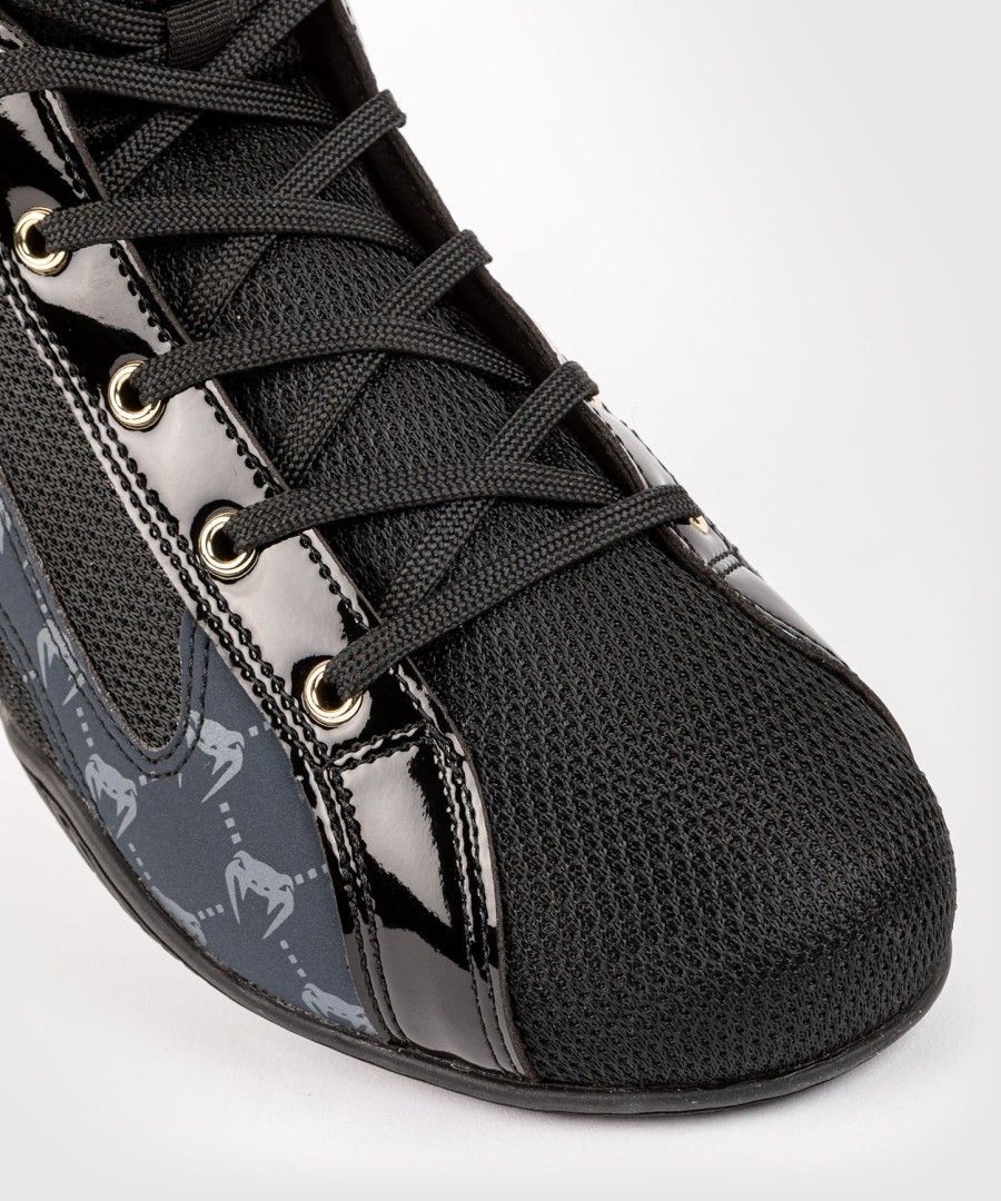 venum elite evo monogram nyrkkeilykengät – mustatummansininen
