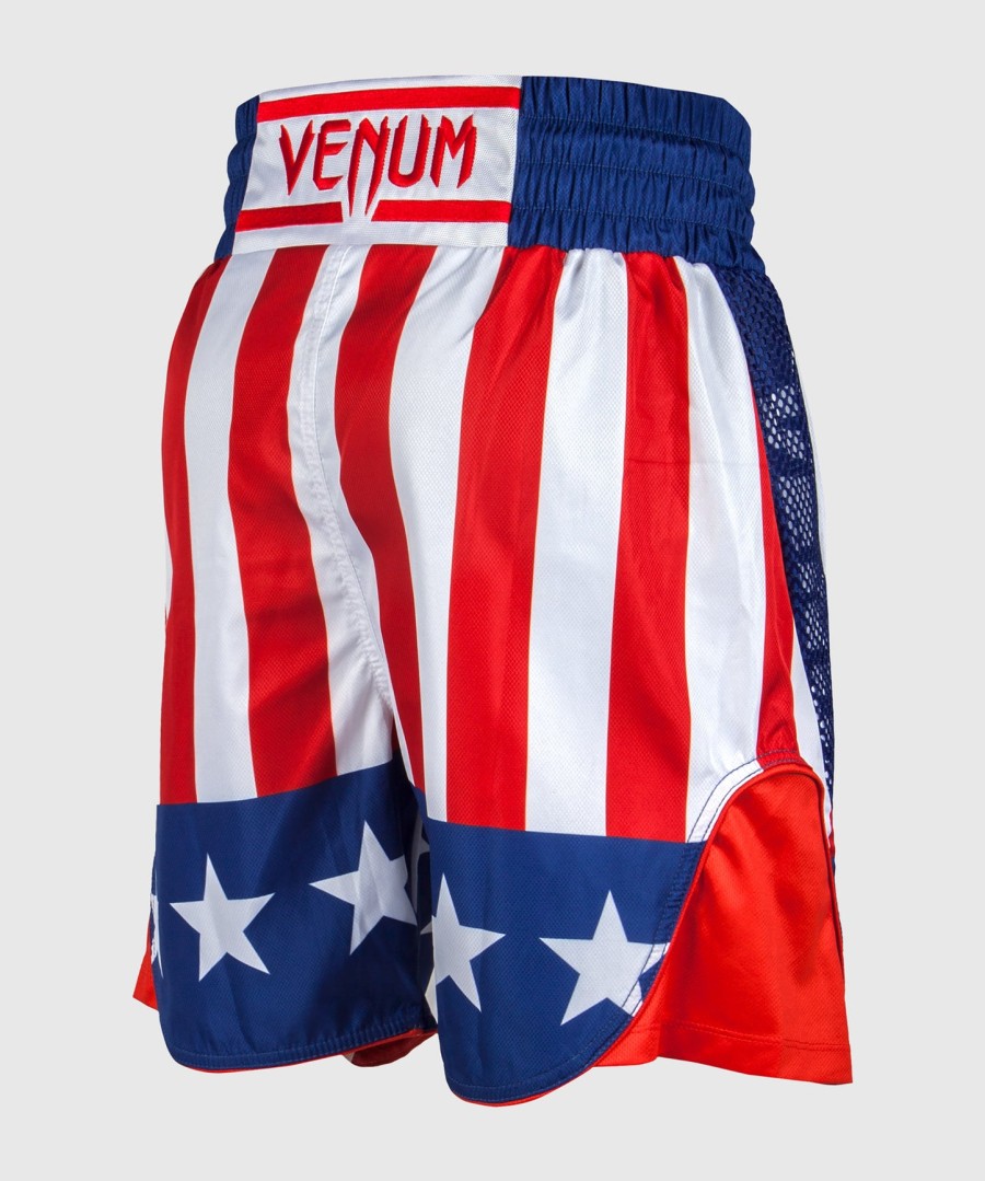 venum elite nyrkkeilyshortsit - usa - punainenvalkoinen-sininen - exclusive