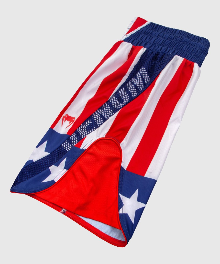 venum elite nyrkkeilyshortsit - usa - punainenvalkoinen-sininen - exclusive