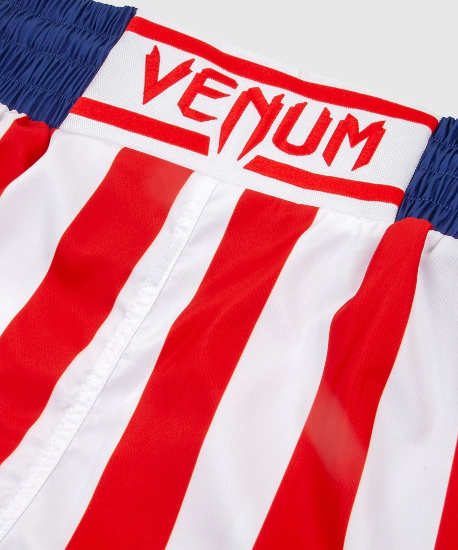 venum elite nyrkkeilyshortsit - usa - punainenvalkoinen-sininen - exclusive