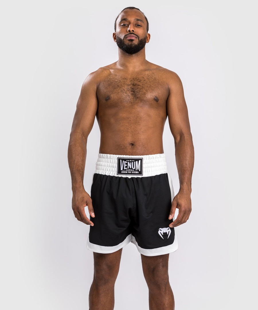 venum classic nyrkkeilyshortsit - mustavalkoinen