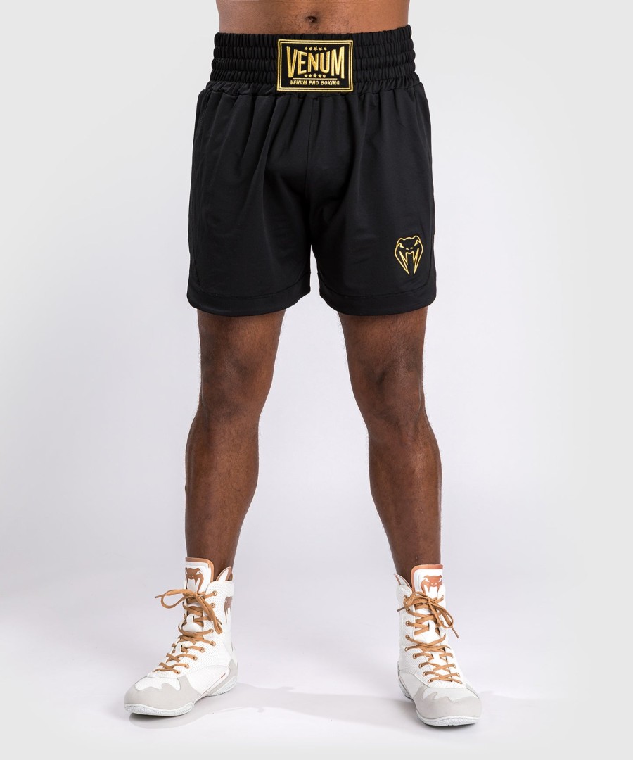 venum classic nyrkkeilyshortsit - mustakulta