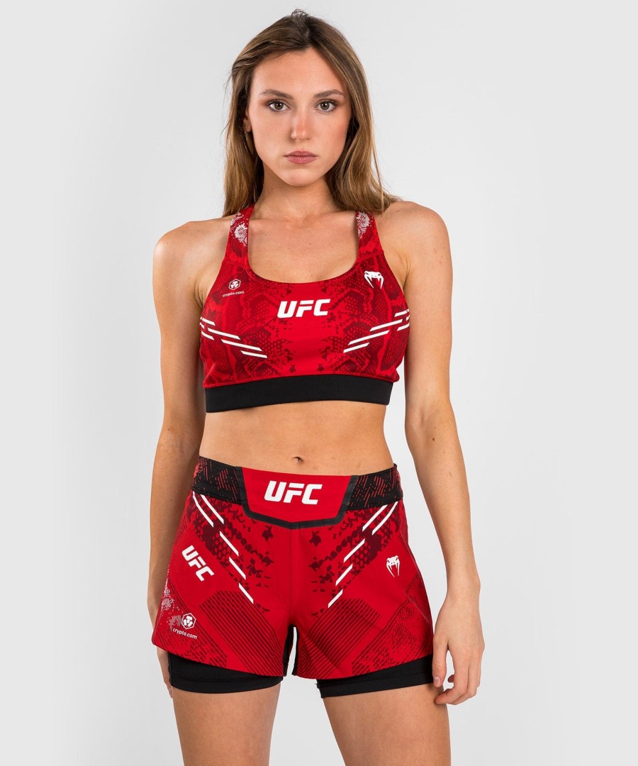 ufc adrenaline by venum authentic fight night naisten urheiluliivit - punainen