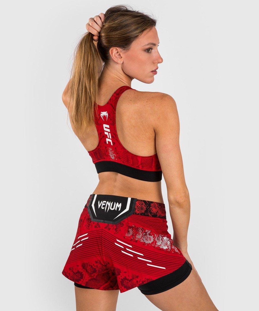 ufc adrenaline by venum authentic fight night naisten urheiluliivit - punainen