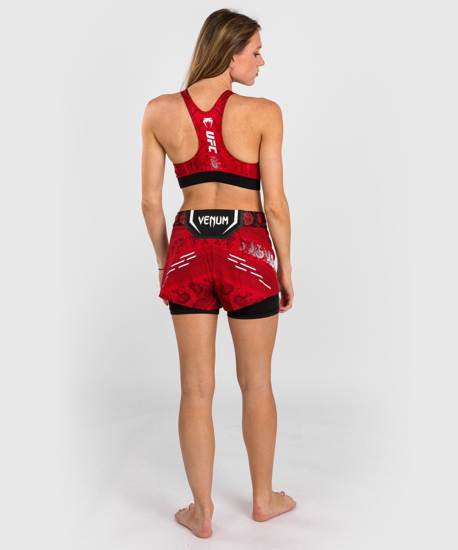 ufc adrenaline by venum authentic fight night naisten urheiluliivit - punainen