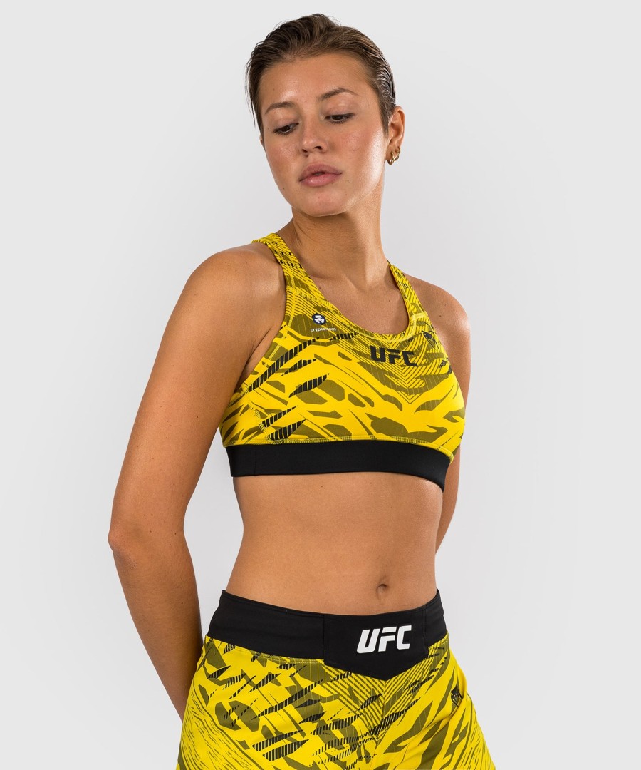 ufc fusion by venum authentic fight night naisten urheiluliivit - keltainen