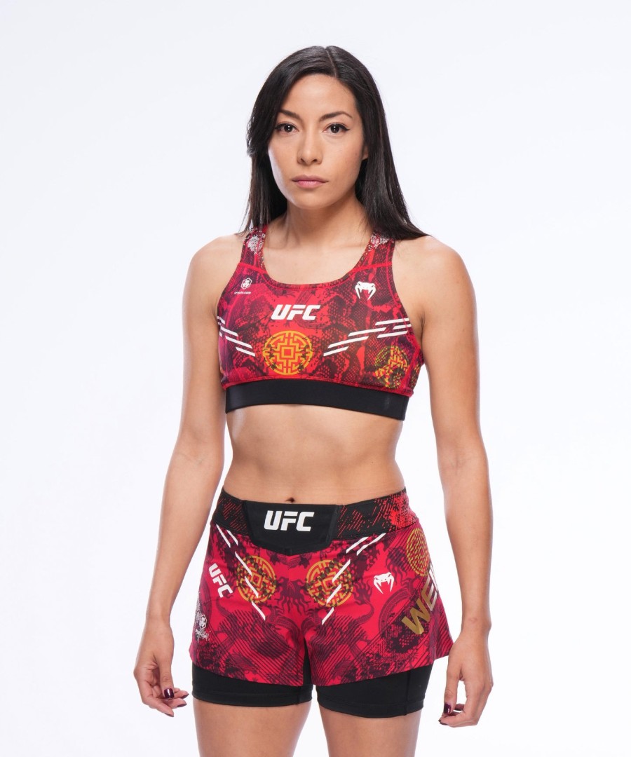 naisten ufc unrivered by venum red zhang weili -urheiluliivit
