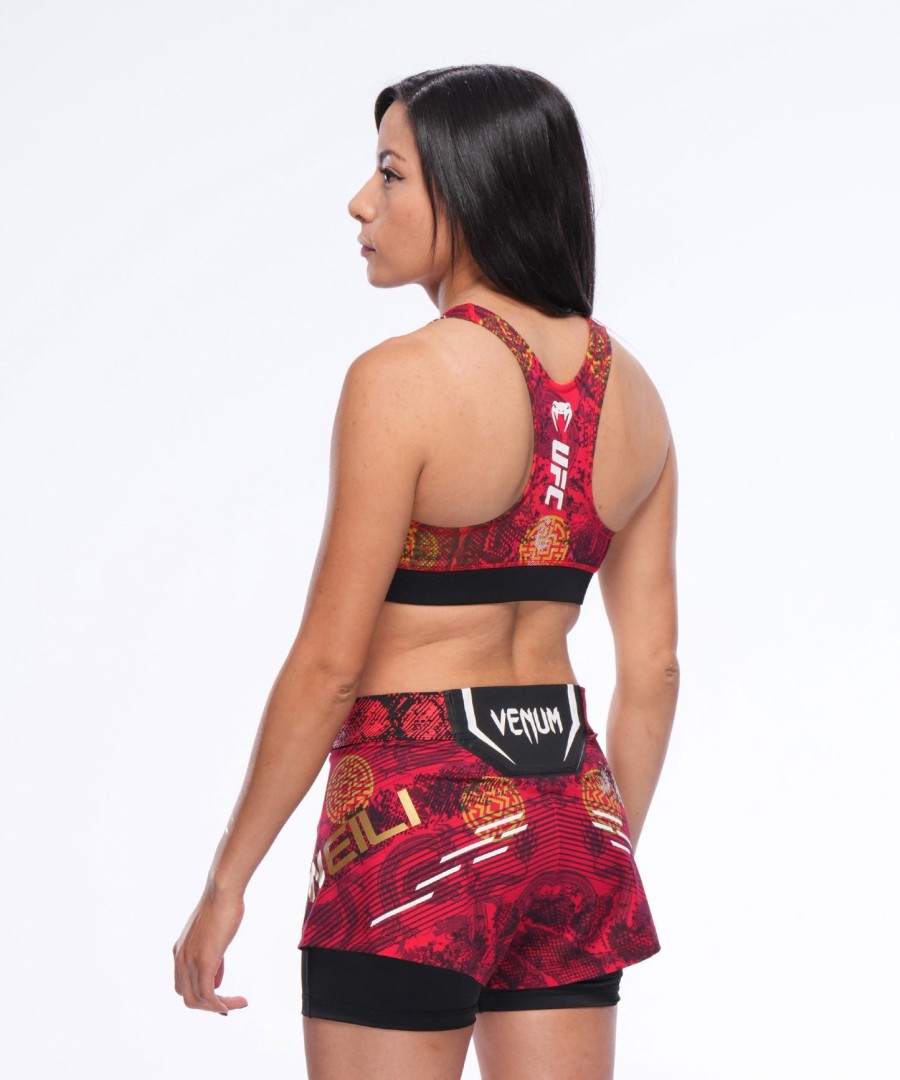 naisten ufc unrivered by venum red zhang weili -urheiluliivit
