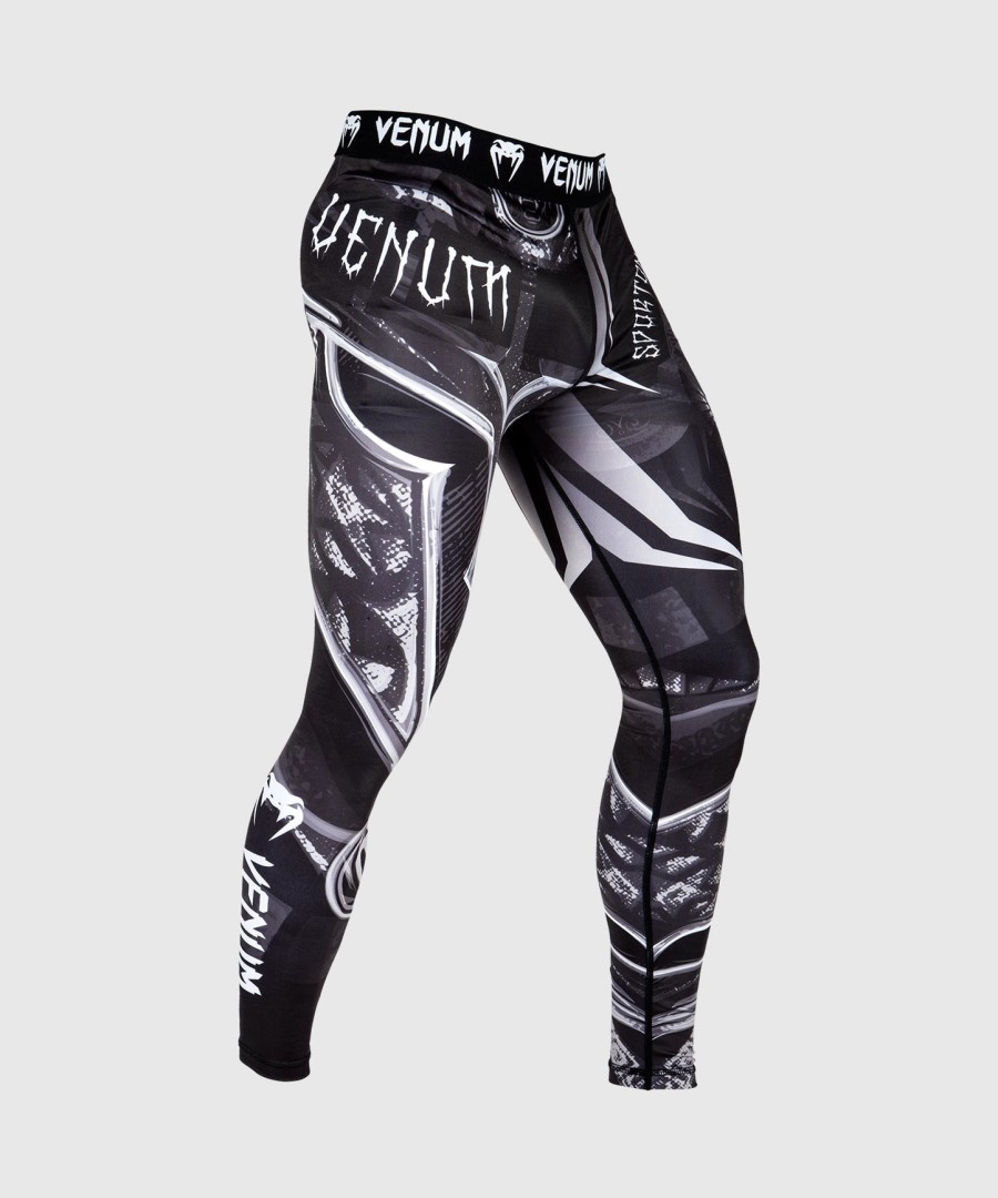 venum gladiator 3.0 kompressiotrikoot - mustavalkoinen