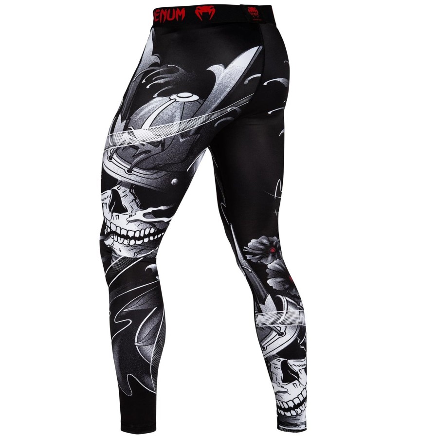 venum samurai skull -kompressiotrikoot - musta