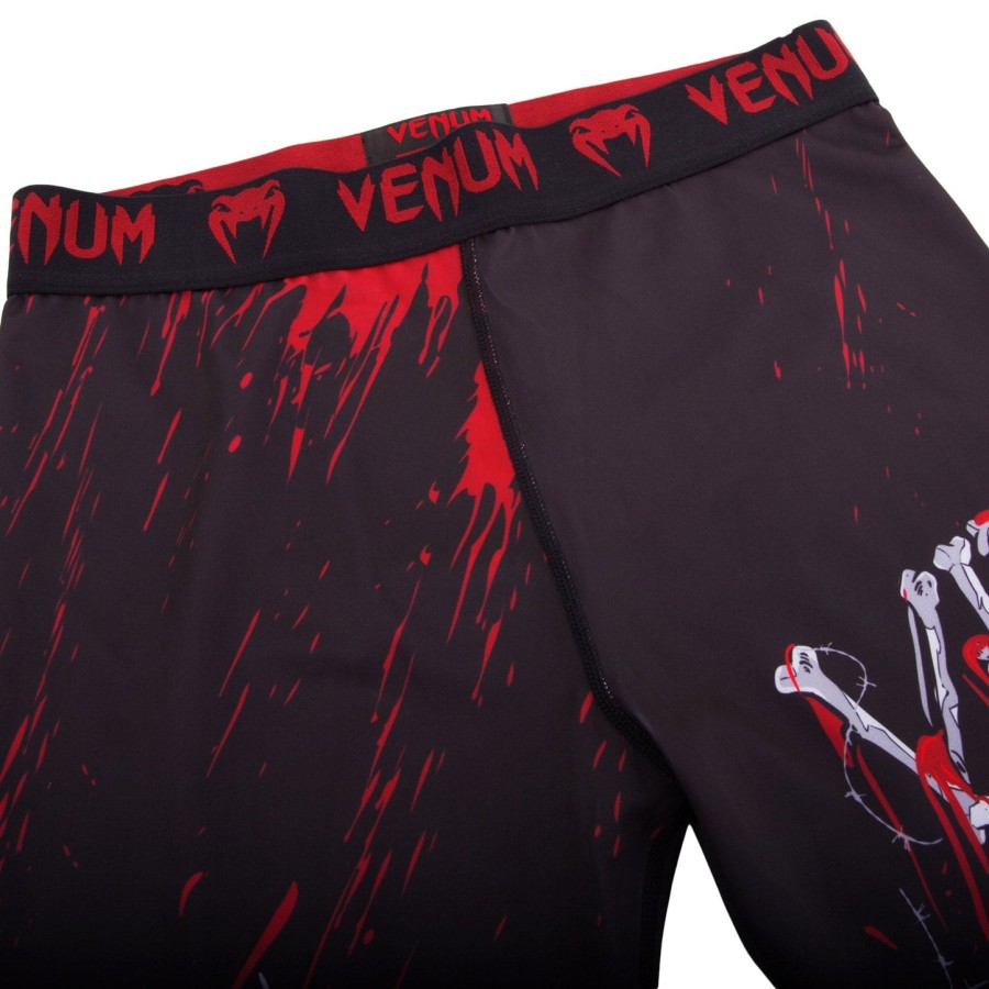venum pirate 3.0 kompressiotrikoot - mustapunainen