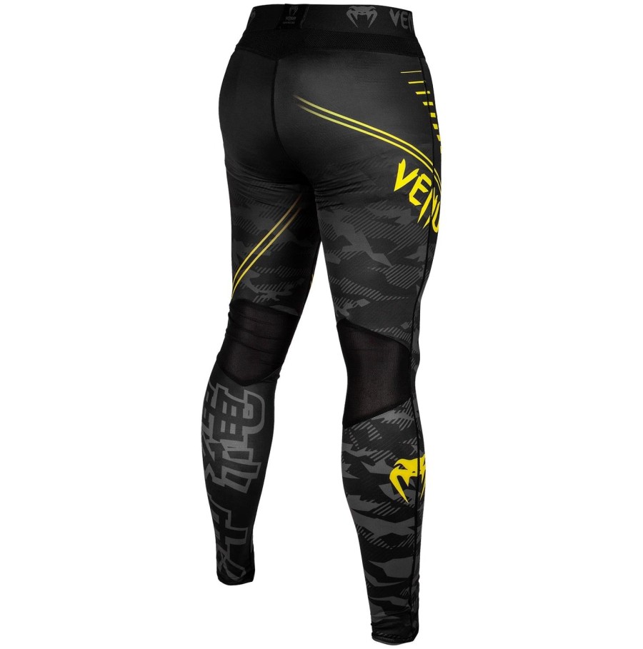 venum okinawa 2.0 kompressiotrikoot - mustakeltainen
