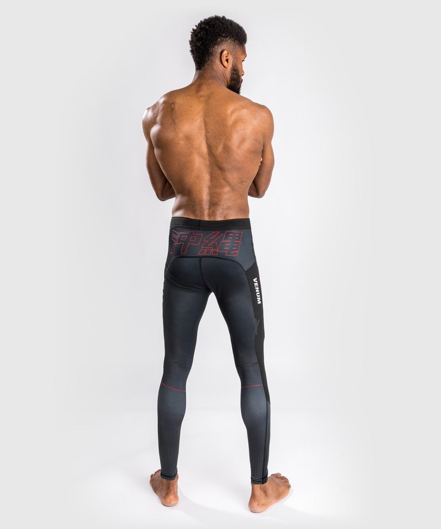 venum okinawa 3.0 kompressiotrikoot - mustapunainen