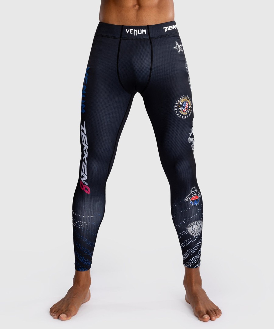 venum x tekken 8 - paul phoenix spats - mustasininen