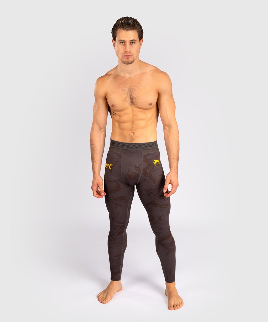 ufc fusion by venum fight week miesten tightsit - ruskea