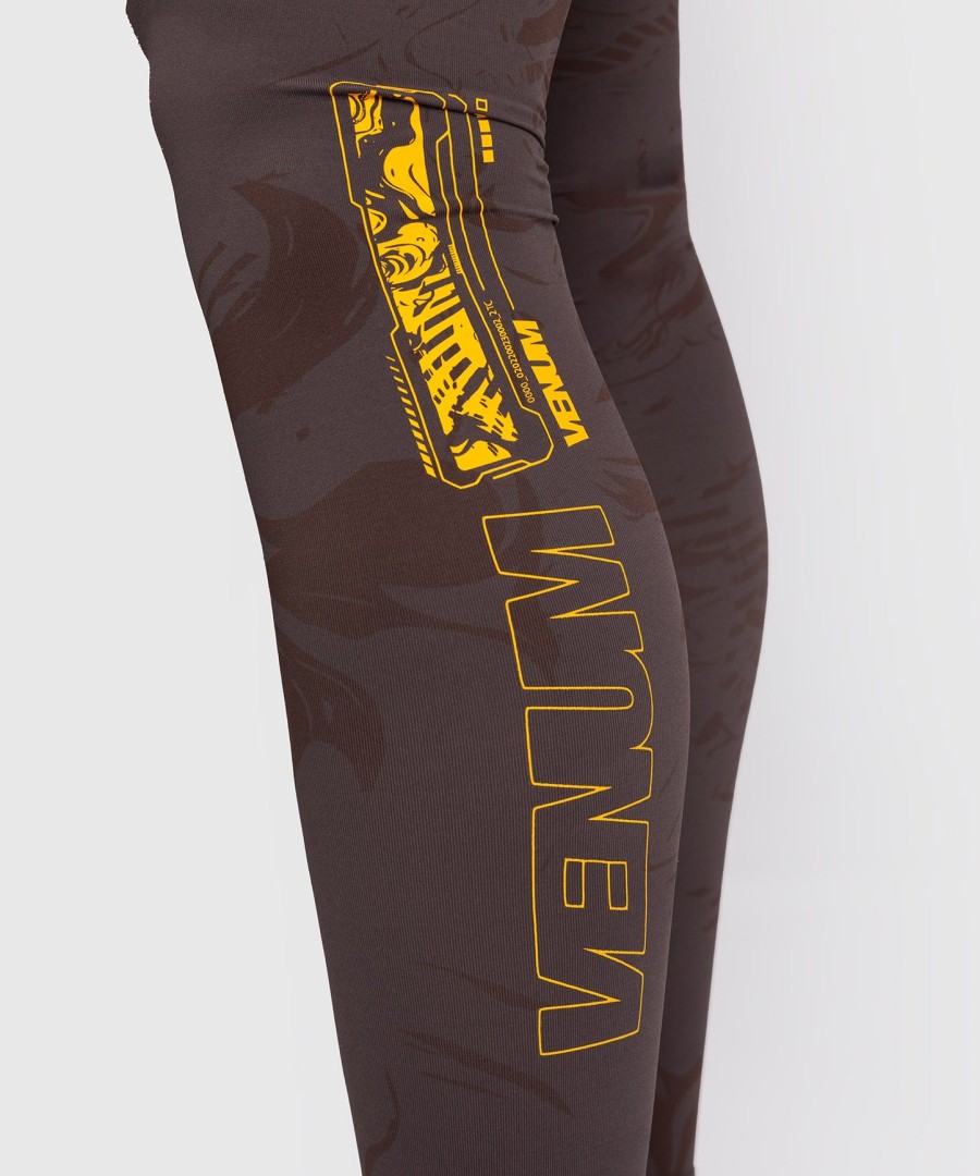 ufc fusion by venum fight week miesten tightsit - ruskea