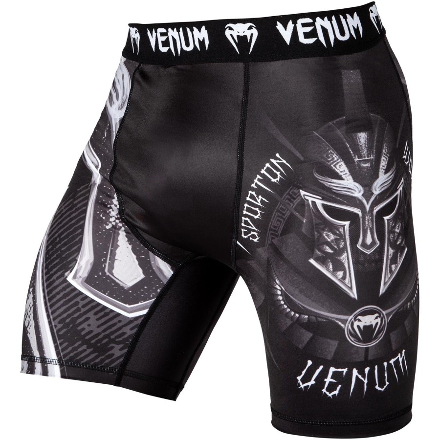 vale tudo shortsit venum gladiator 3.0 - mustavalkoinen