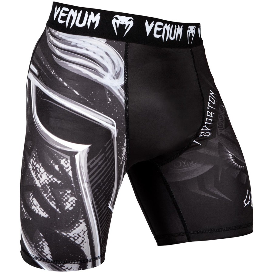 vale tudo shortsit venum gladiator 3.0 - mustavalkoinen