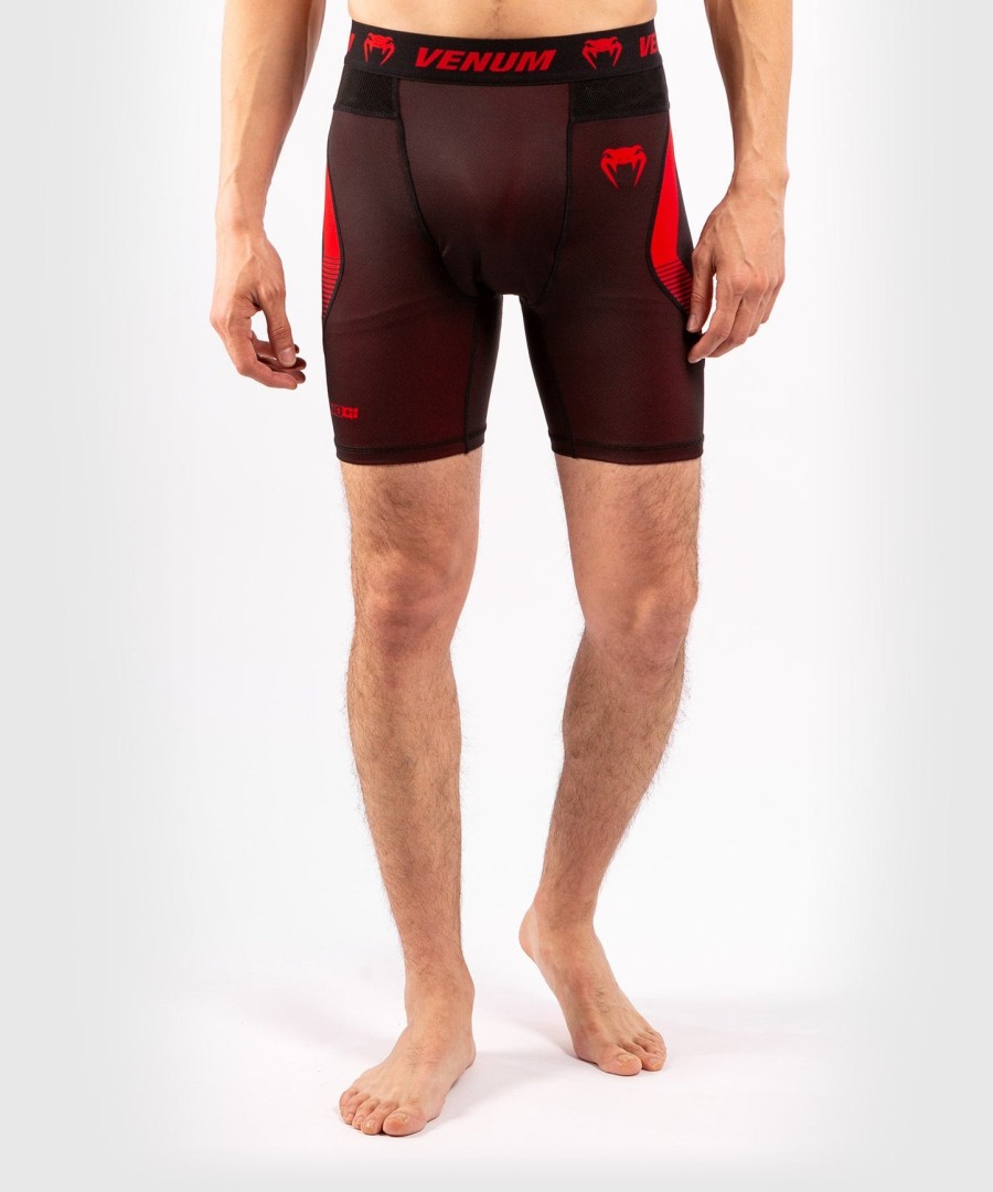 venum nogi 3.0 vale tudo shortsit - mustapunainen