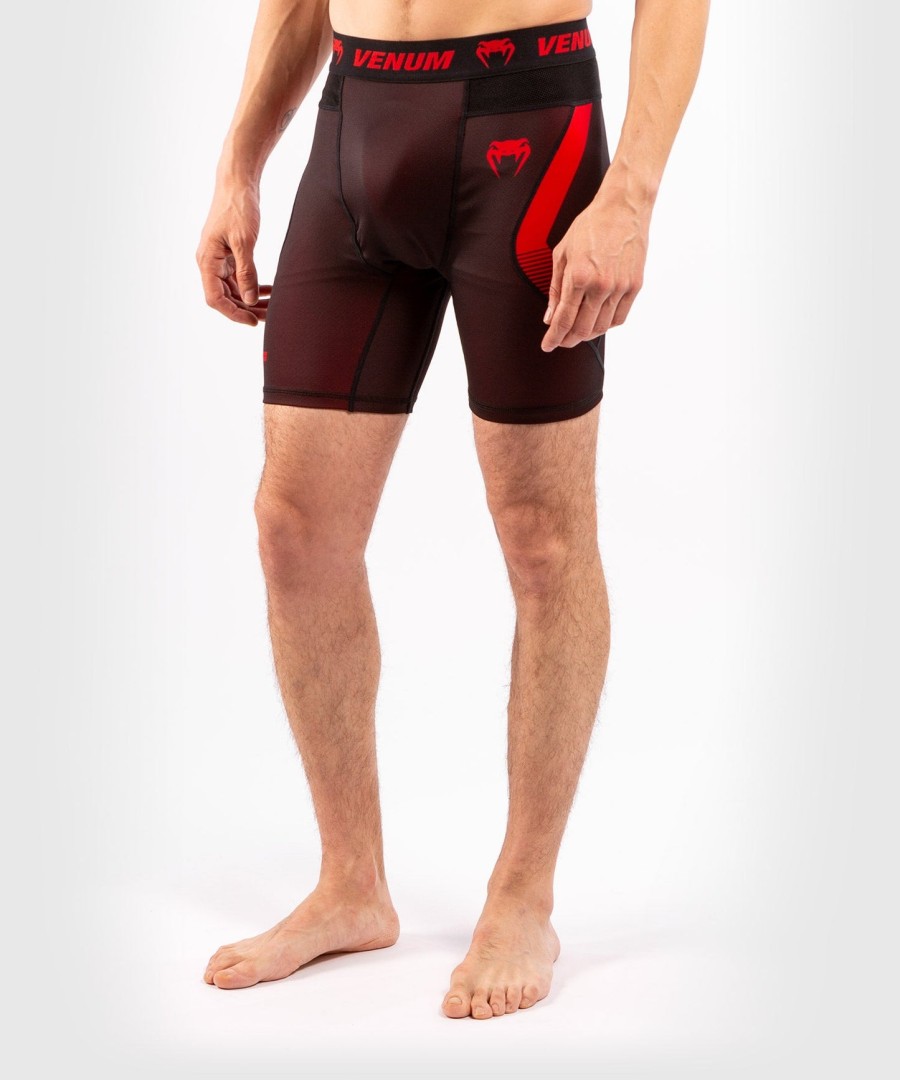 venum nogi 3.0 vale tudo shortsit - mustapunainen