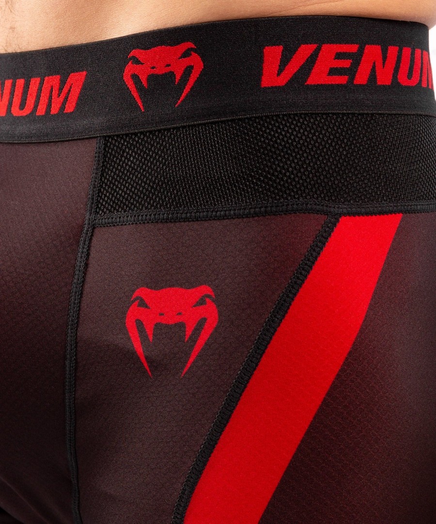 venum nogi 3.0 vale tudo shortsit - mustapunainen