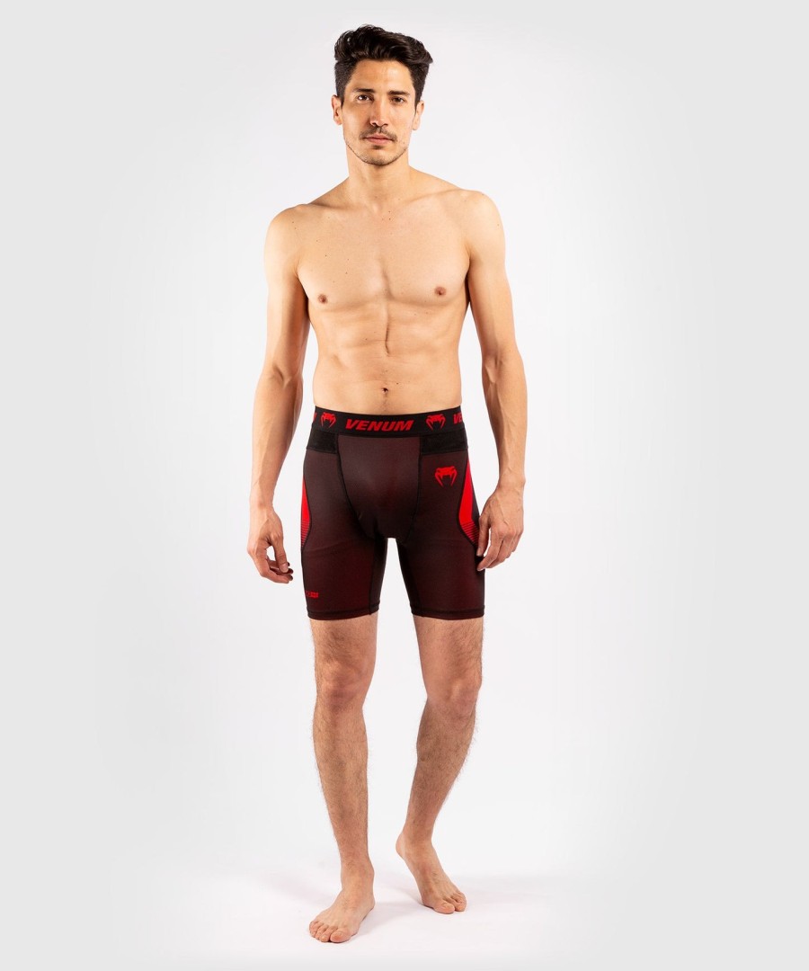 venum nogi 3.0 vale tudo shortsit - mustapunainen