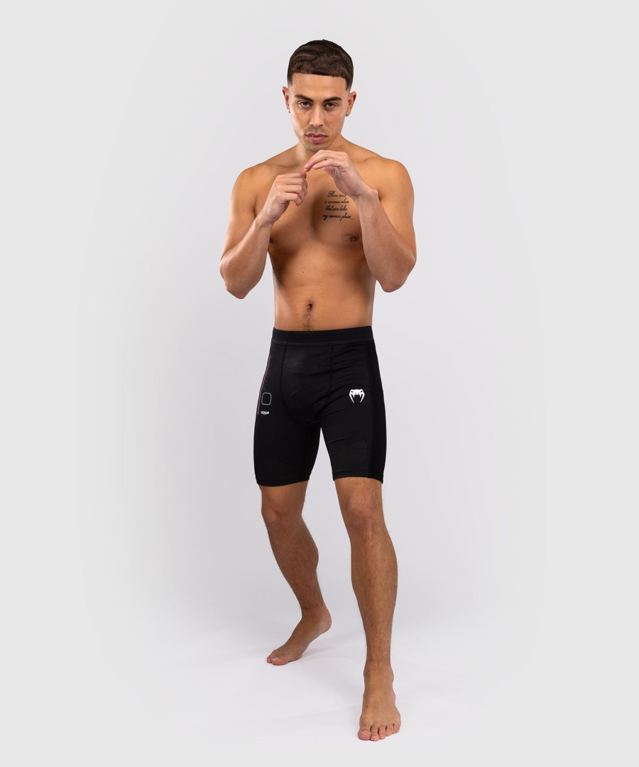 venum tactical xt vale tudo -shortsit - mustatulenpunainen