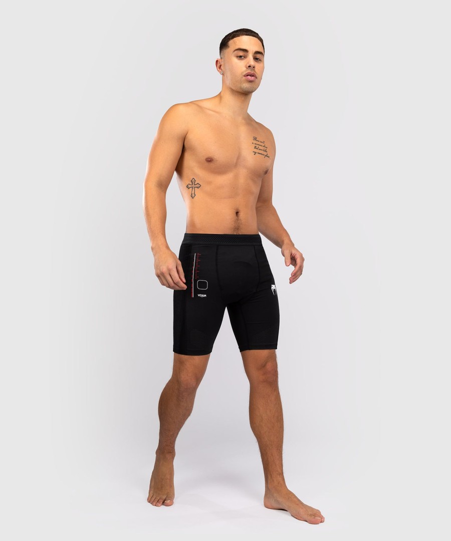venum tactical xt vale tudo -shortsit - mustatulenpunainen