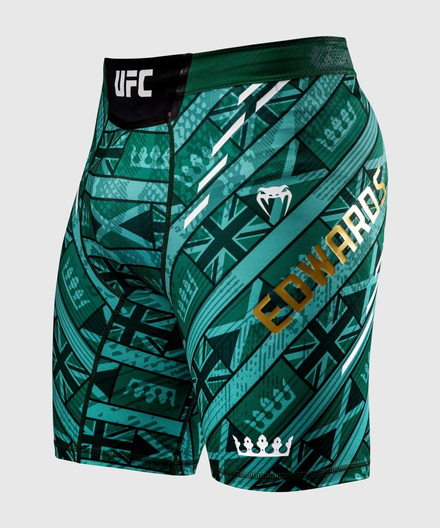 miesten ufcn vertaansa vailla oleva venum green leon edwards vale tudo short