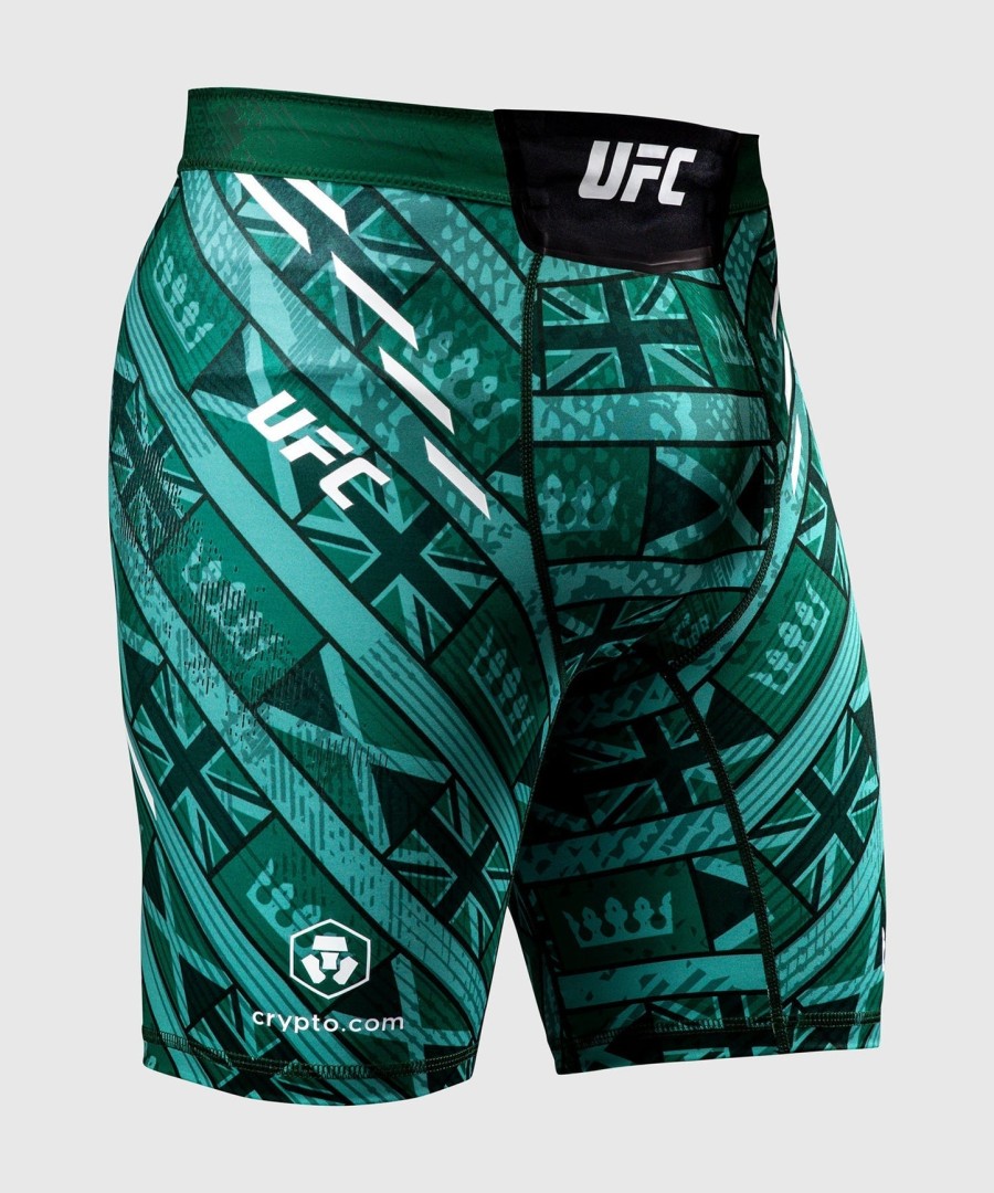 miesten ufcn vertaansa vailla oleva venum green leon edwards vale tudo short