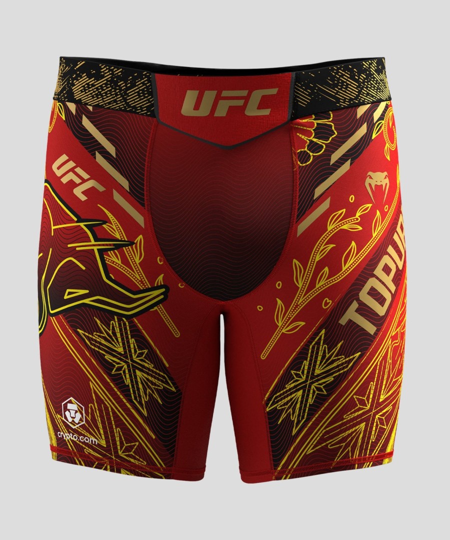 miesten ufcn vertaansa vailla oleva venum red ilia topuria vale tudo short