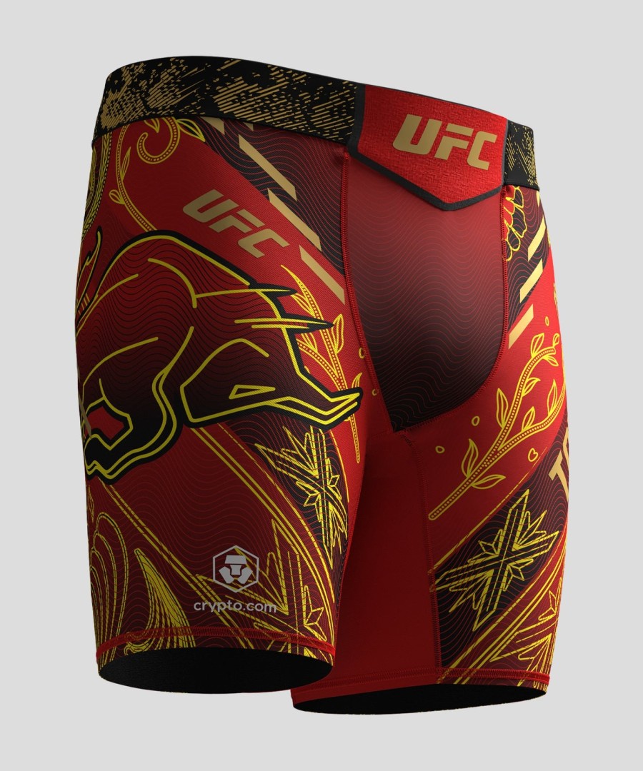 miesten ufcn vertaansa vailla oleva venum red ilia topuria vale tudo short