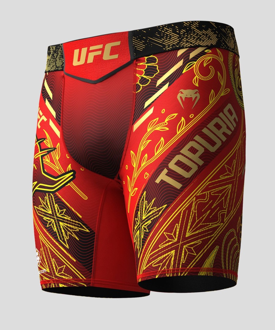 miesten ufcn vertaansa vailla oleva venum red ilia topuria vale tudo short