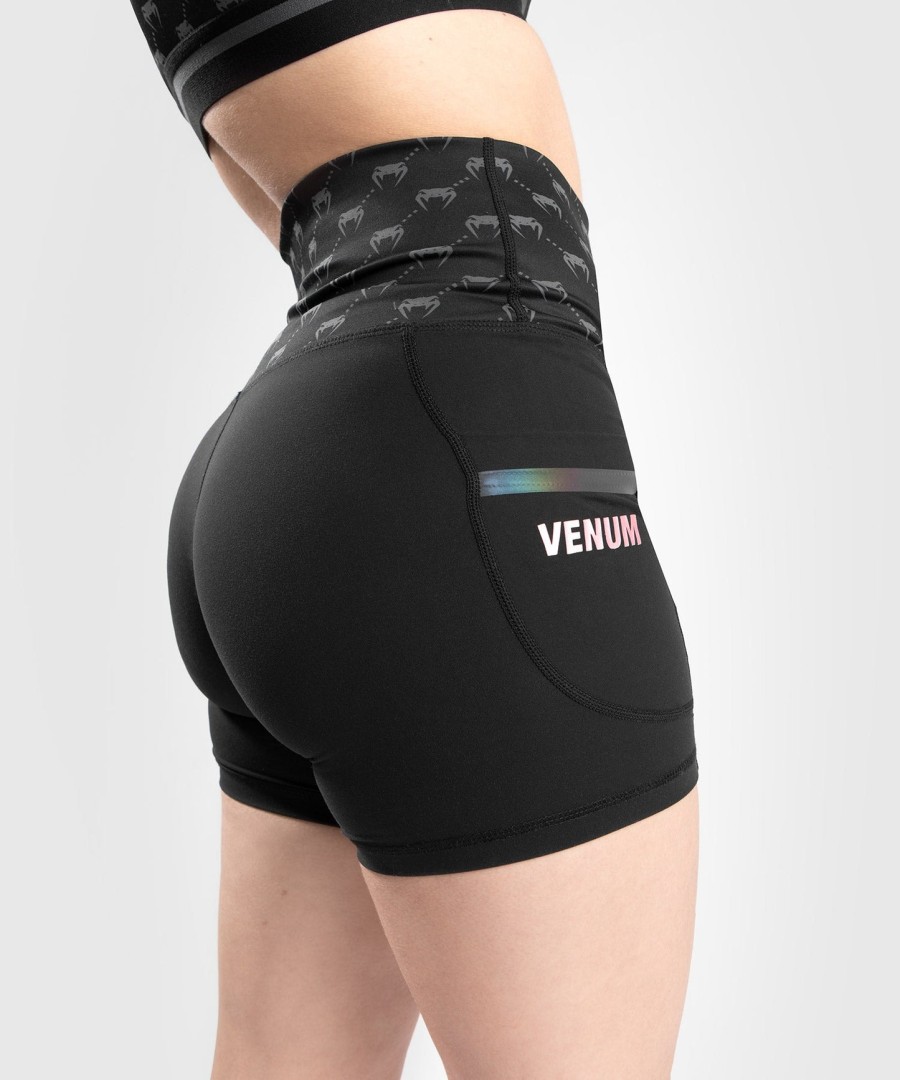 venum monogram -kompressioshortsit - naisille - mustapinkkikulta