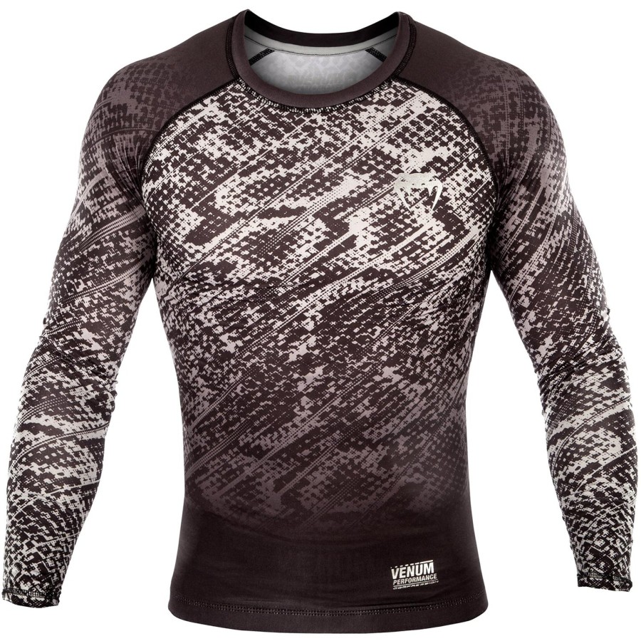 venum tropical compression t-paita - mustaharmaa