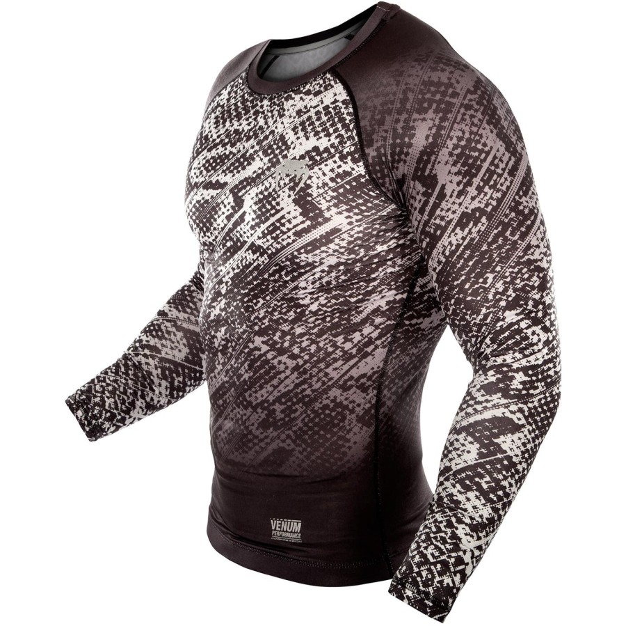 venum tropical compression t-paita - mustaharmaa