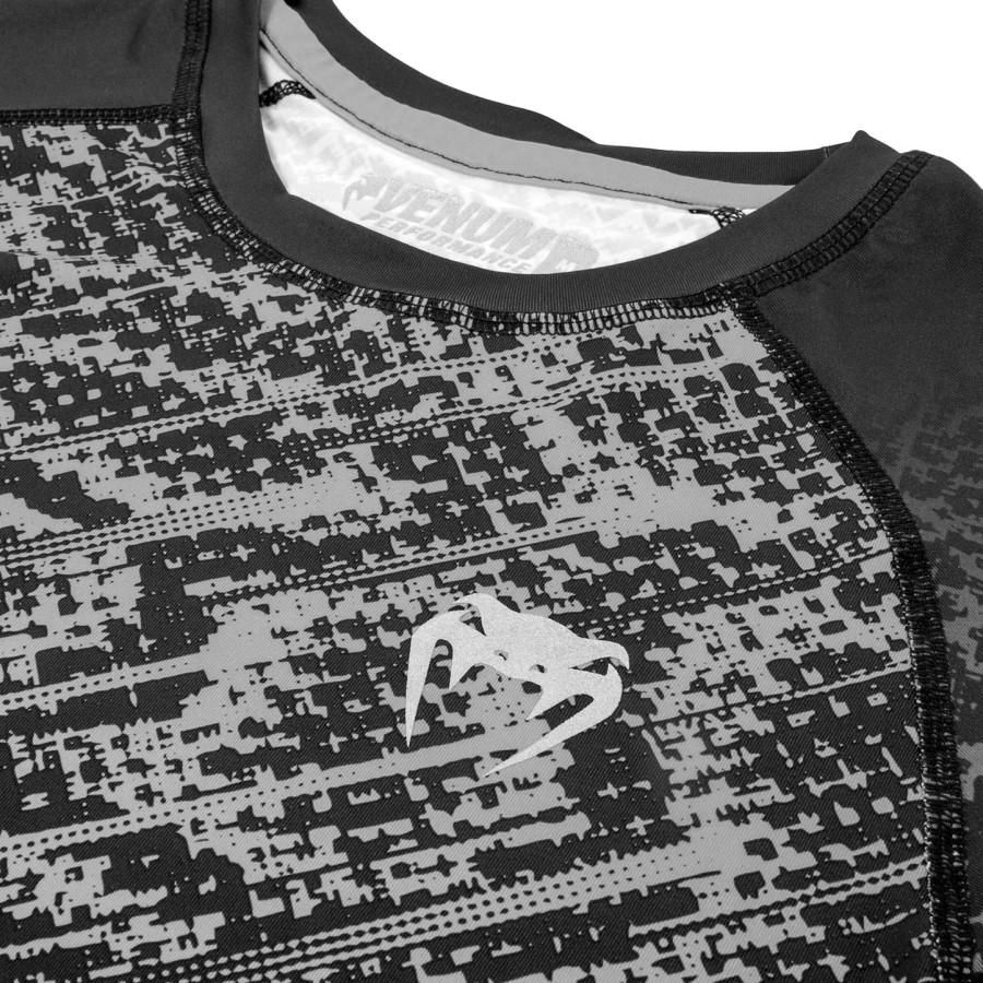 venum tropical compression t-paita - mustaharmaa